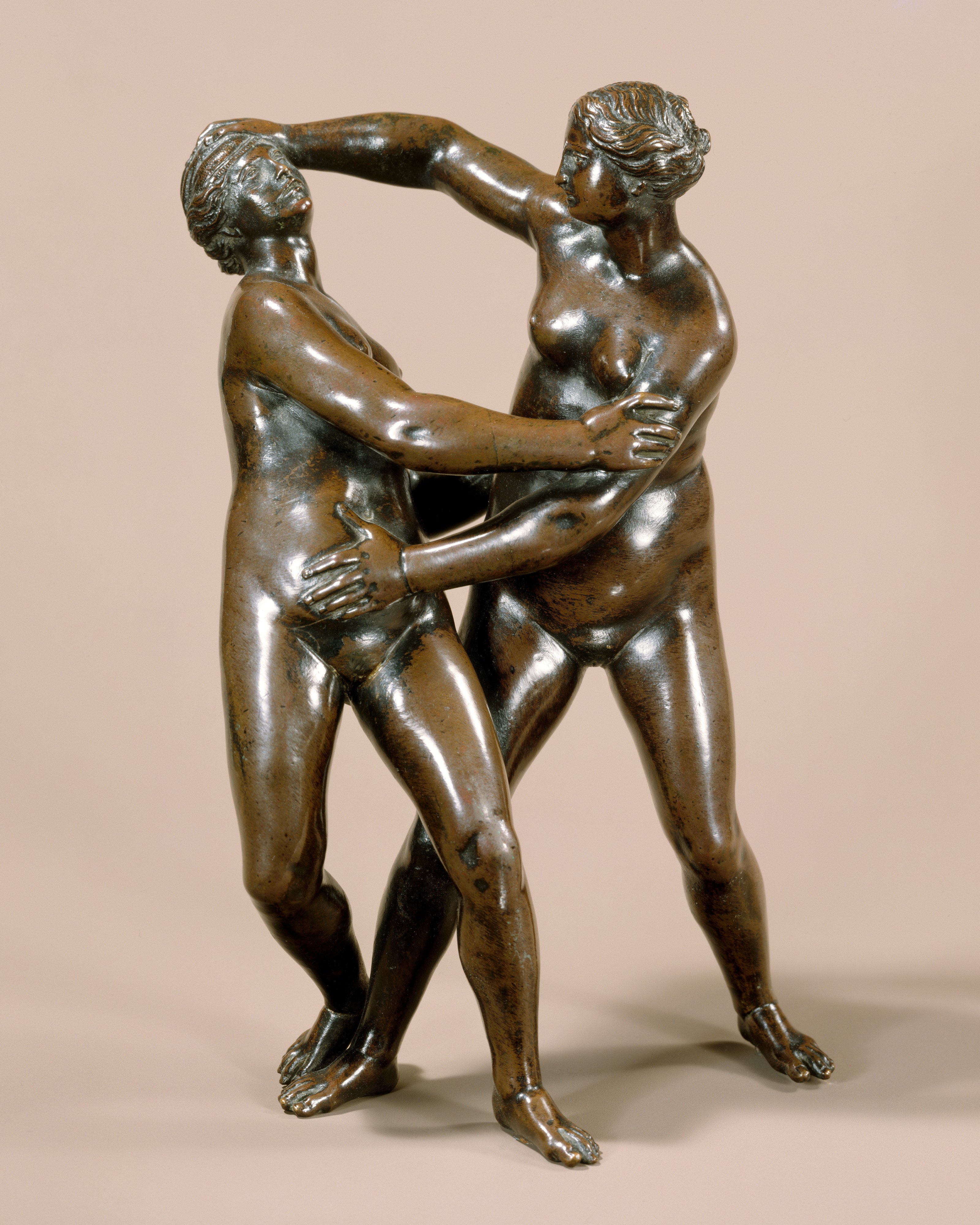 wrestling statues
